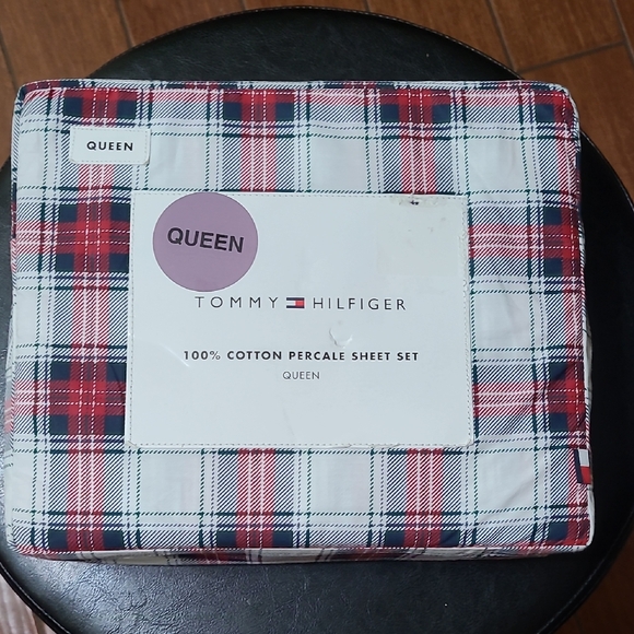 Tommy Hilfiger Plaid Percale Sheet Set